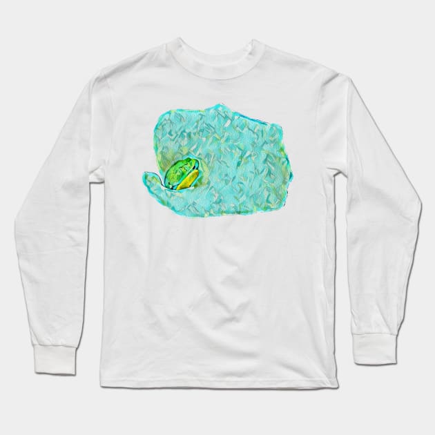 Portrait of a Frog Prince  V.2 Long Sleeve T-Shirt by Diego-t